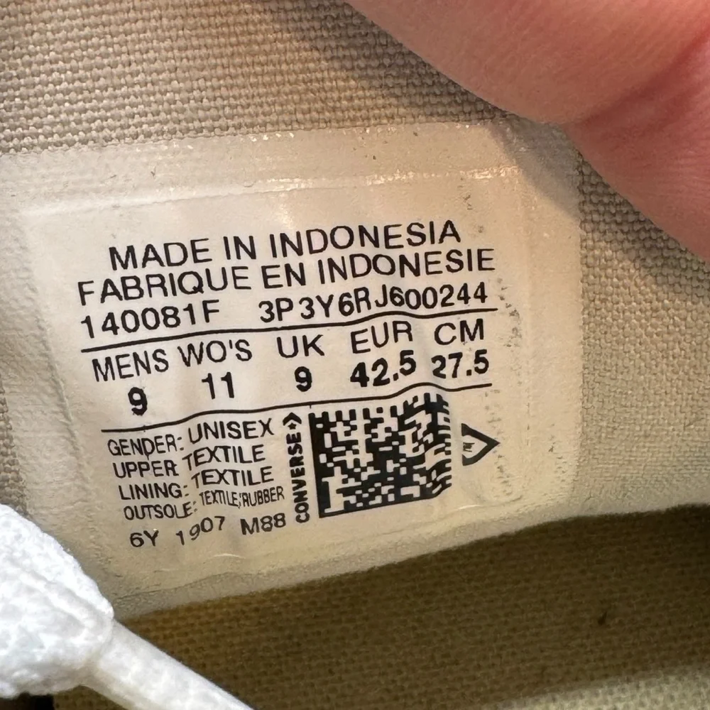 Converse All Star Street Mid Top Sneakers Shoes in Dark Sangria colorway Mens 9 - Picture 11 of 12